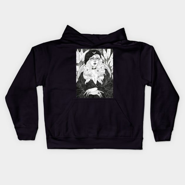 Stevie Nicks Kids Hoodie by lOll3